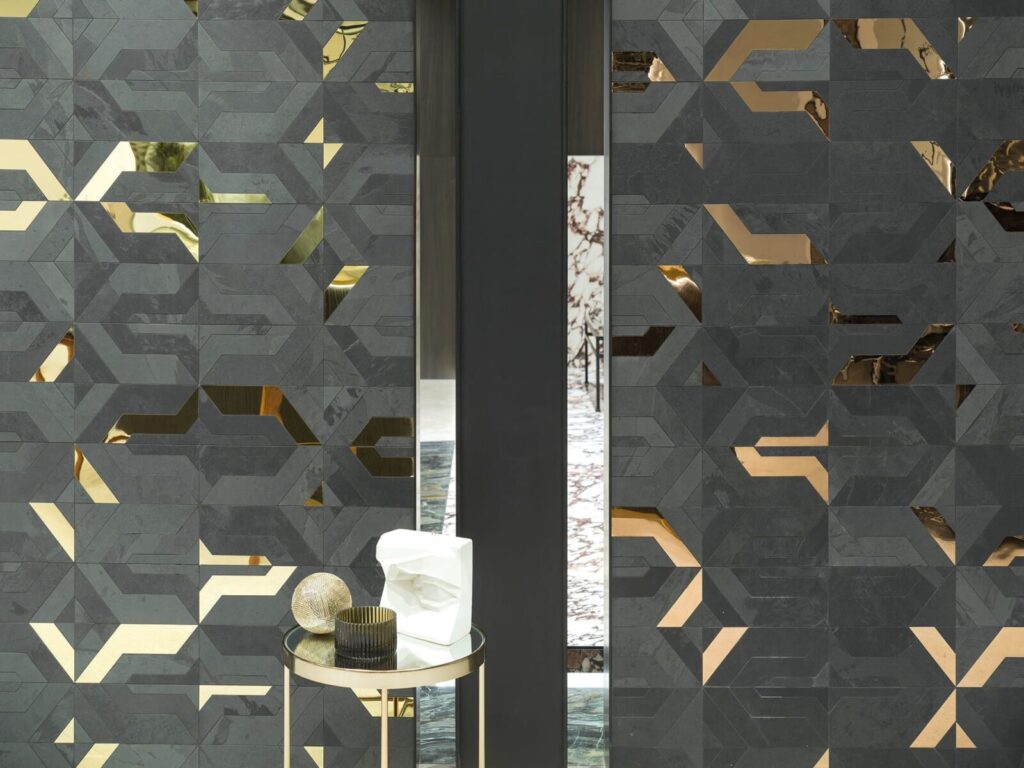 Focus Black Copper 11X11 wall sample