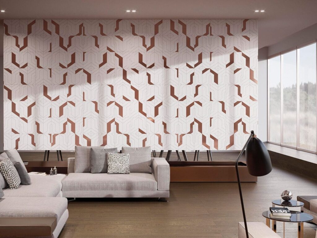 Focus White Copper 11X11 Wall sample
