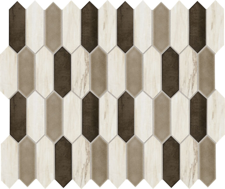 Fonté Blend Picket Mosaic Pier White