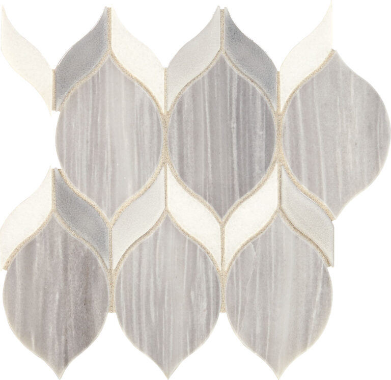 Fonté Double Leaf in Nautical Gray Blend Mosaic