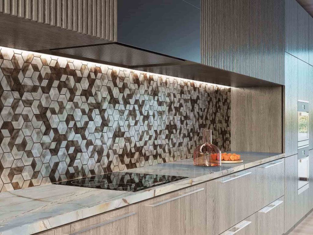 Future Amber 12X10 kitchen wall sample