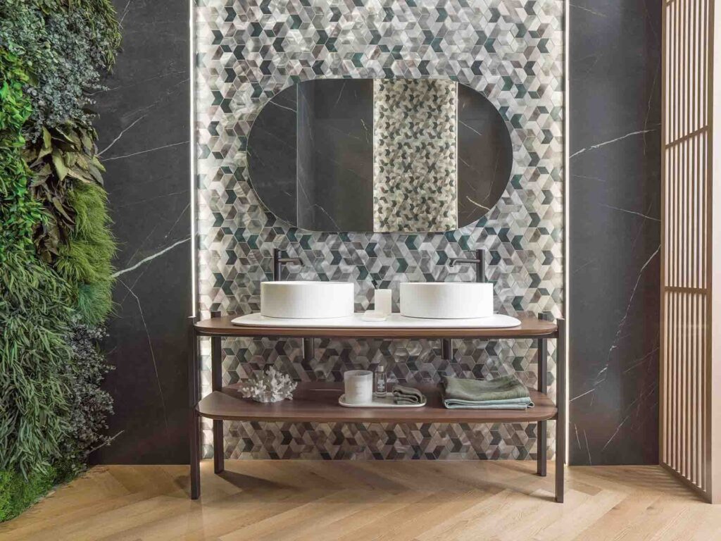 Future Emerald 12X10 Bathroom vanity wall sample