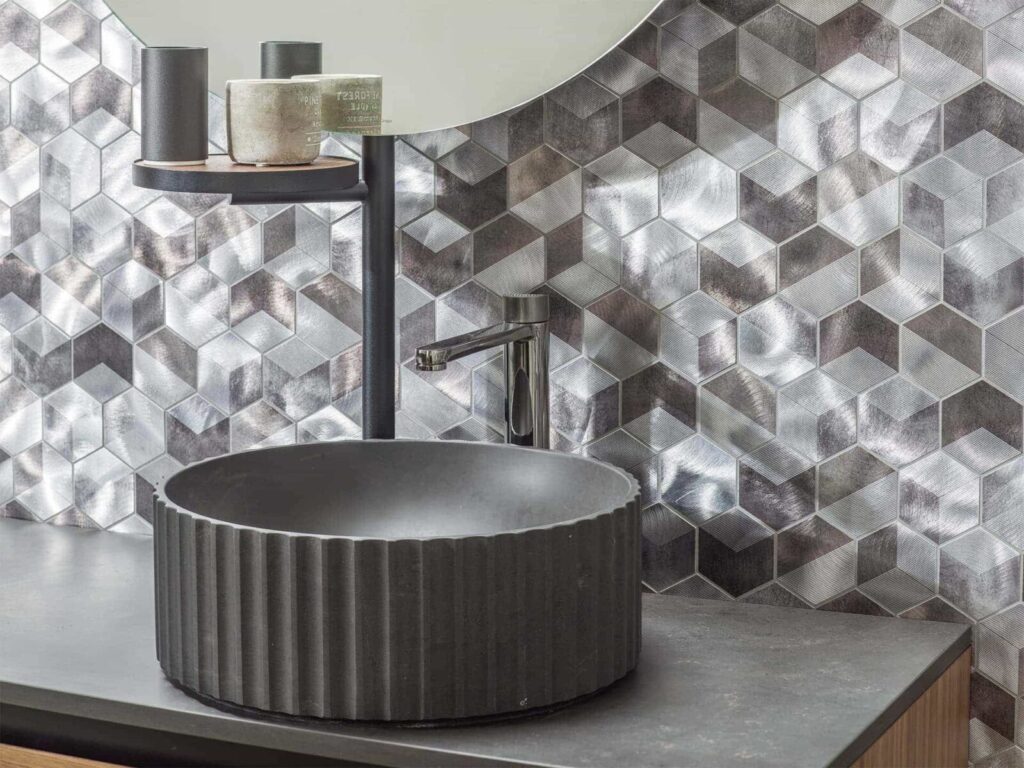 Future Quartz 12X10 bathroom wall sample