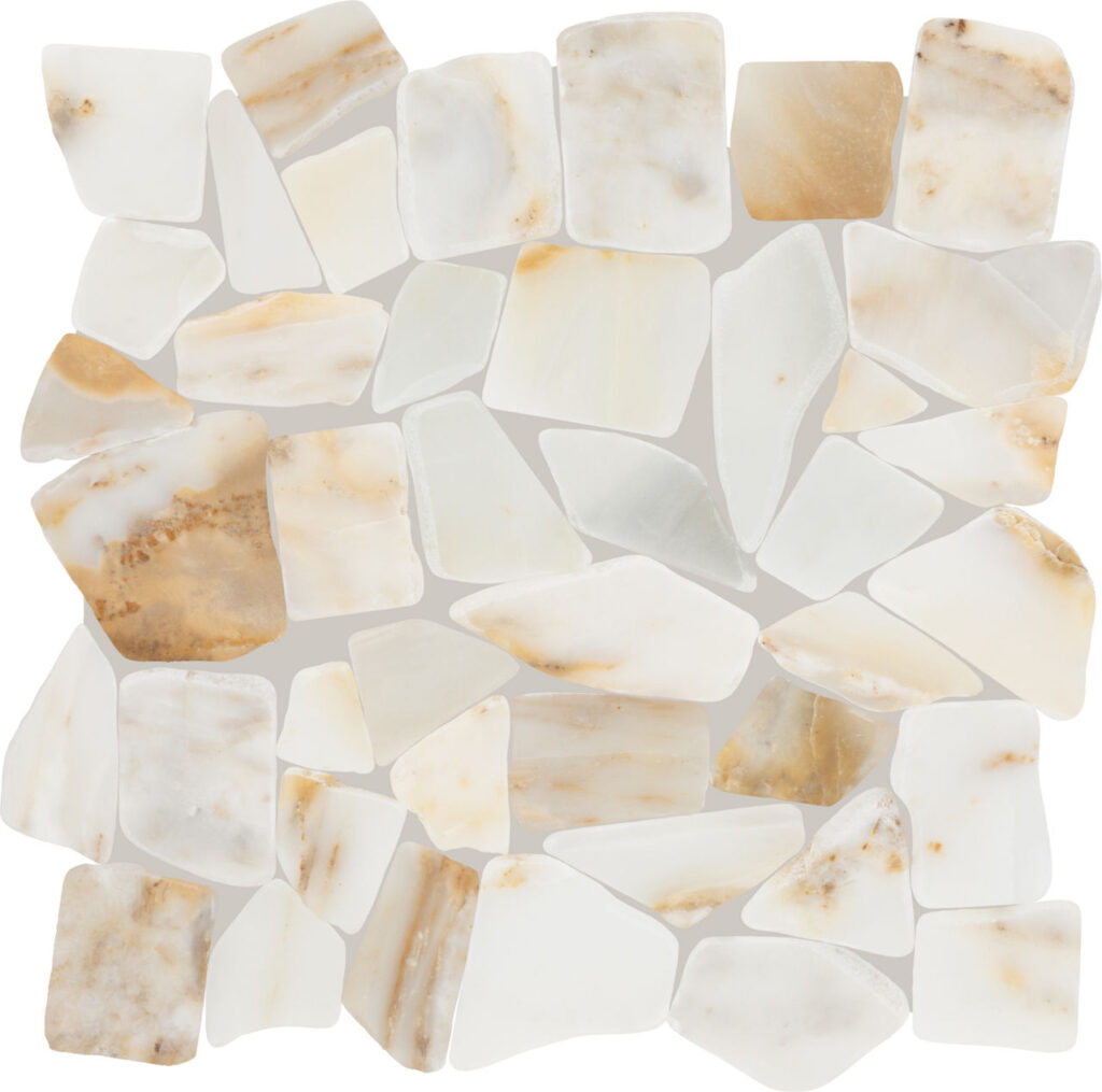 Gamma Pebble Mosaic Honed Bella