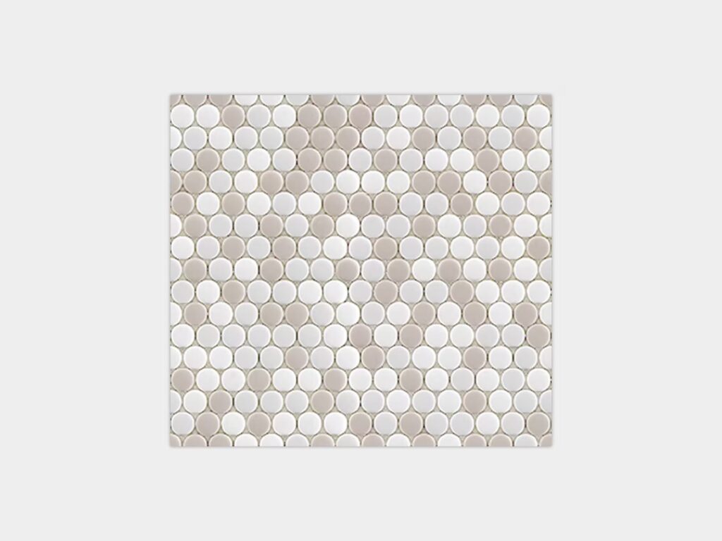 Glaze Dots Beiges Matte 12X11