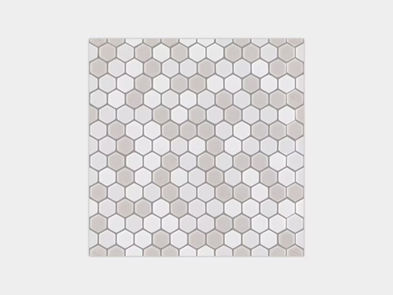 Glaze Hexagon Beiges Matte 12X12
