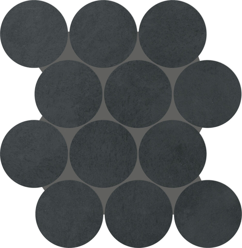 Indoterra 4 Circle Mosaic Matte Volcanic Ash
