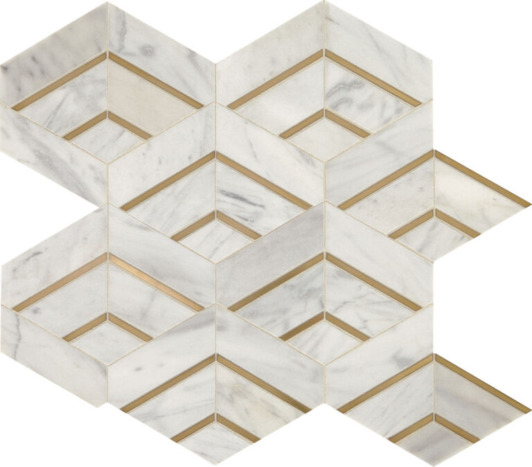 Lavaliere Alluring White:Brass Intermix