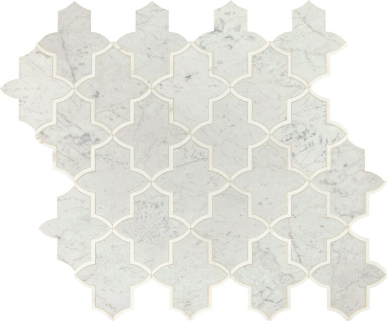 Lavaliere Carrara White:Thassos White Byzantine