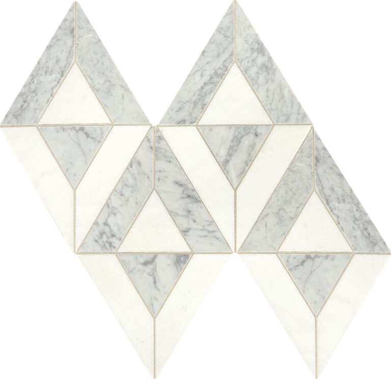 Lavaliere Carrara White:Thassos White Radiant