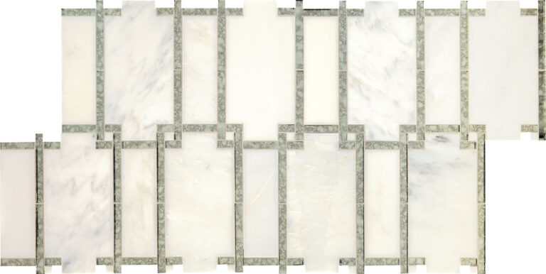 Lavaliere First Snow Elegance:Ant Mirror Architectural Reflections