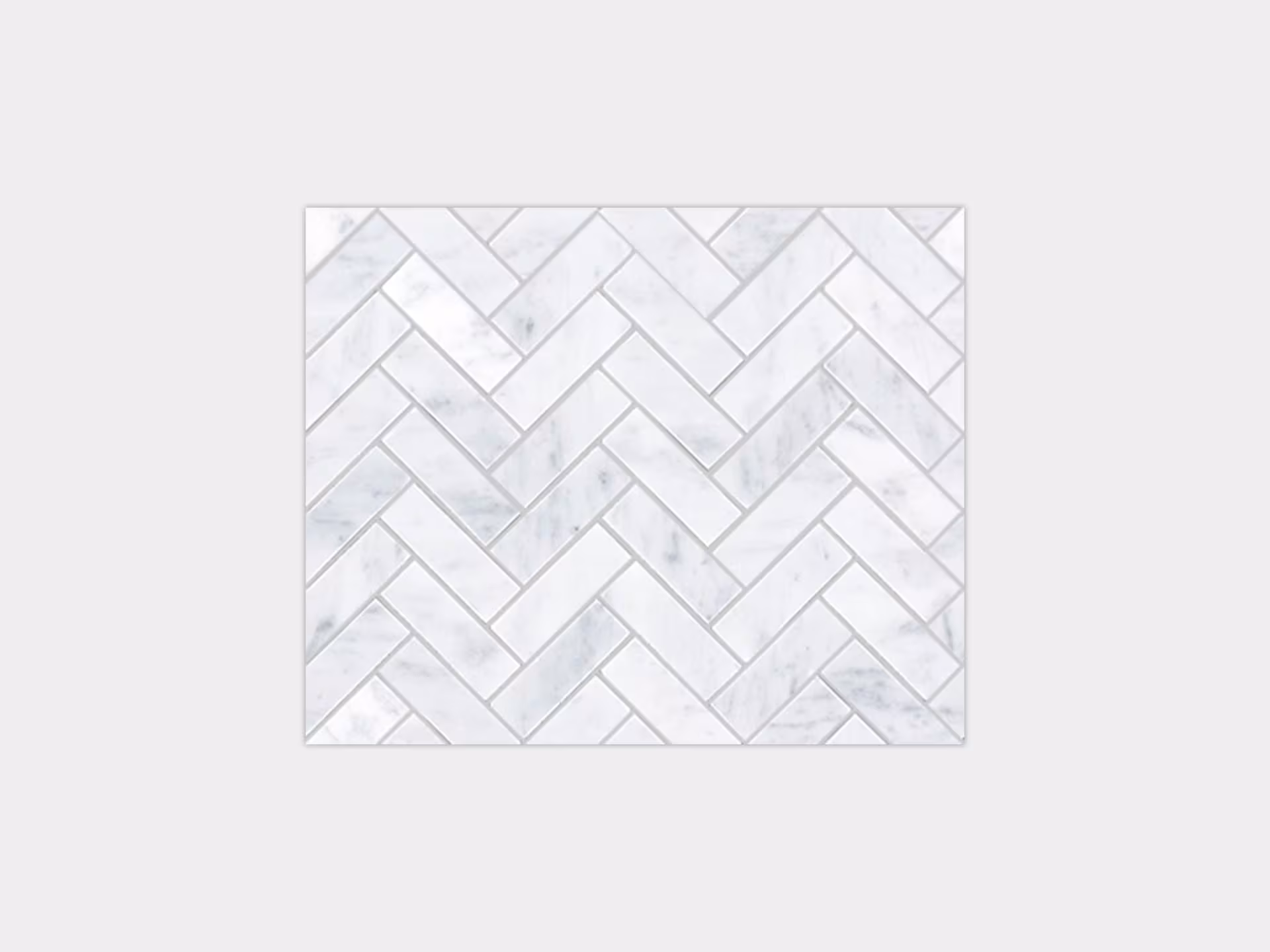 Lines Cambric Carrara Polished 13″ X 10″