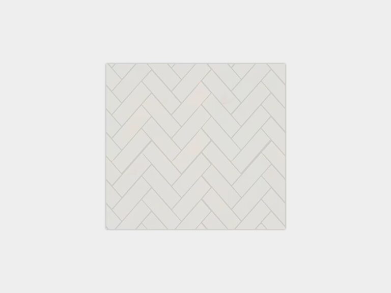 Lines Cambric Persian White Polished 13X10