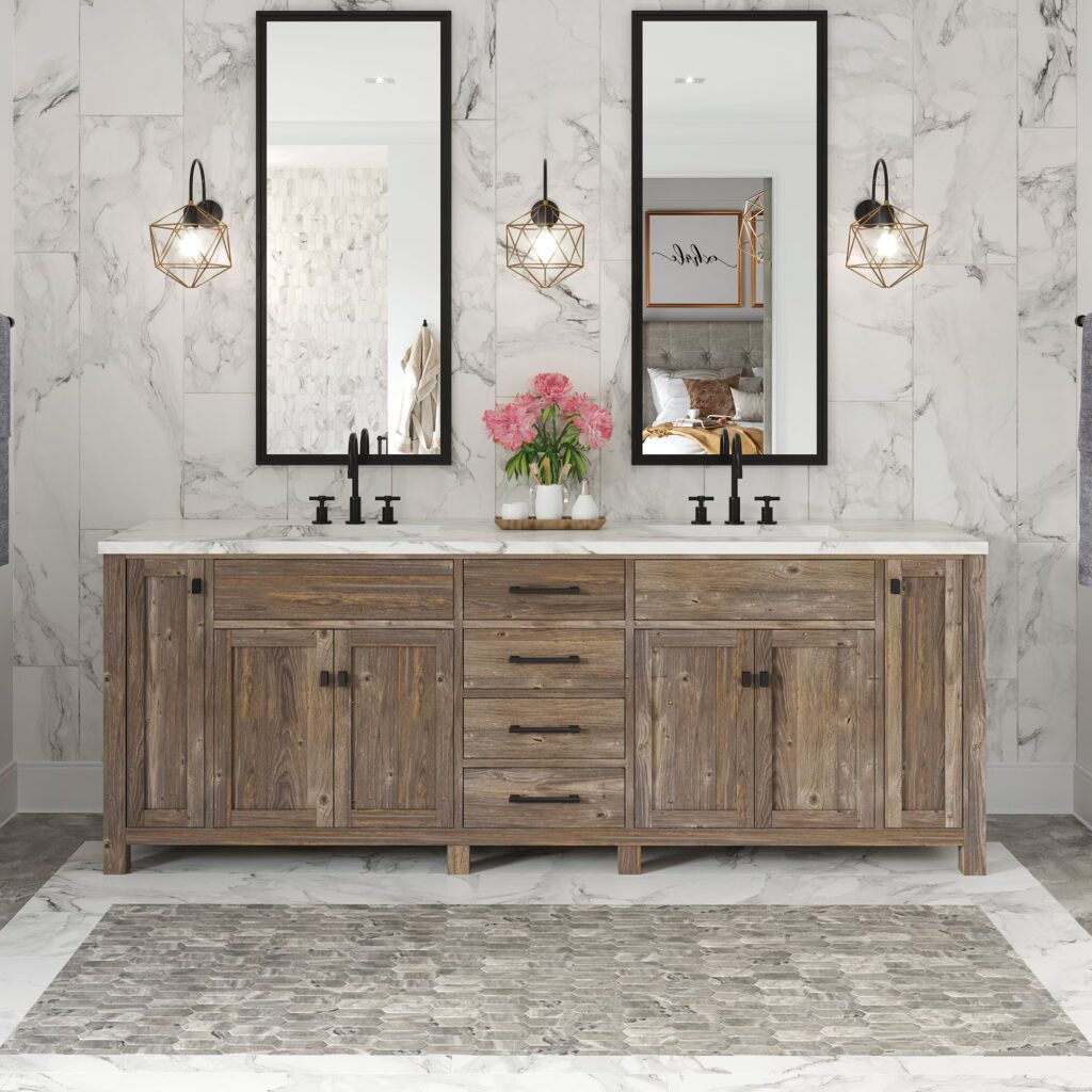 Marble Attaché 12 x 24 bathroom floor and wall samples