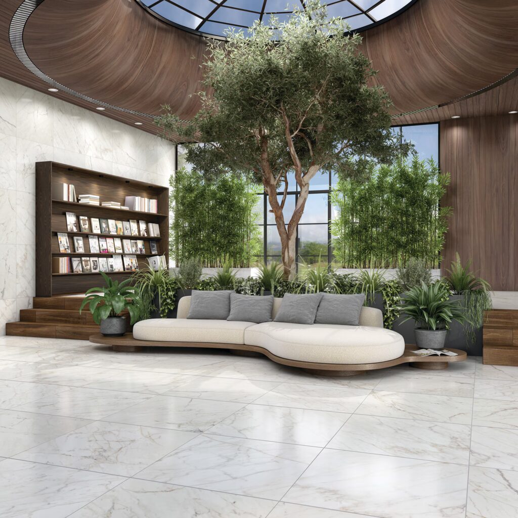 Marble Attaché Lavish 24 x 24 Golden Reverie floor sample