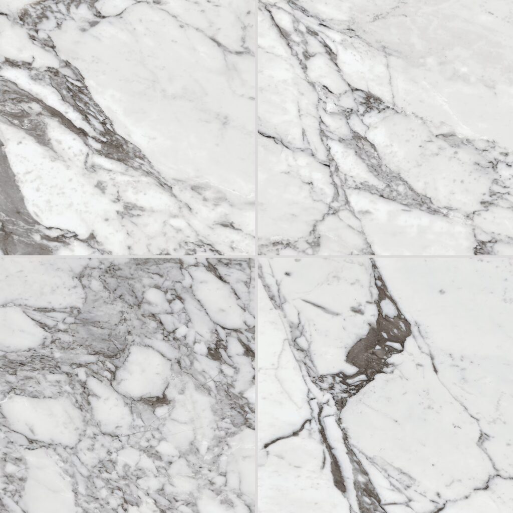 Marble Attaché Lavish 24 x 24 pearl arabesque grid