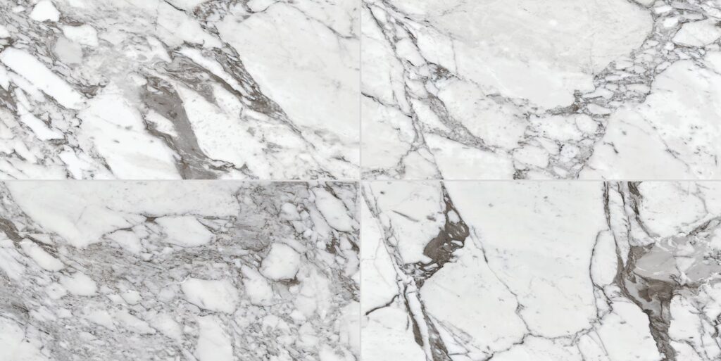 Marble Attaché Lavish 24 x 48 Pearl Arabesque Matte