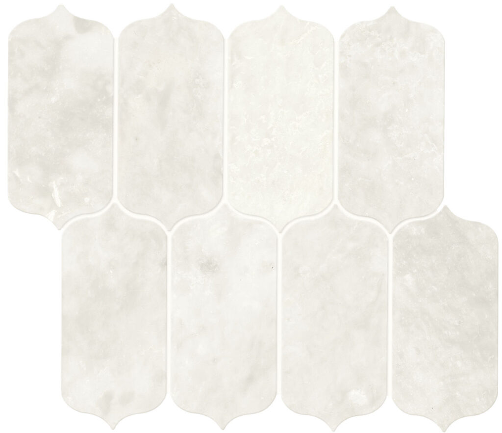 Marble Stormy Mist Ingot Mosaic Polished