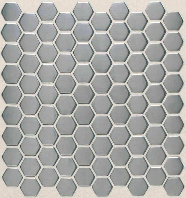 Metallica Brushed Stainless Steel 1 Hexagon
