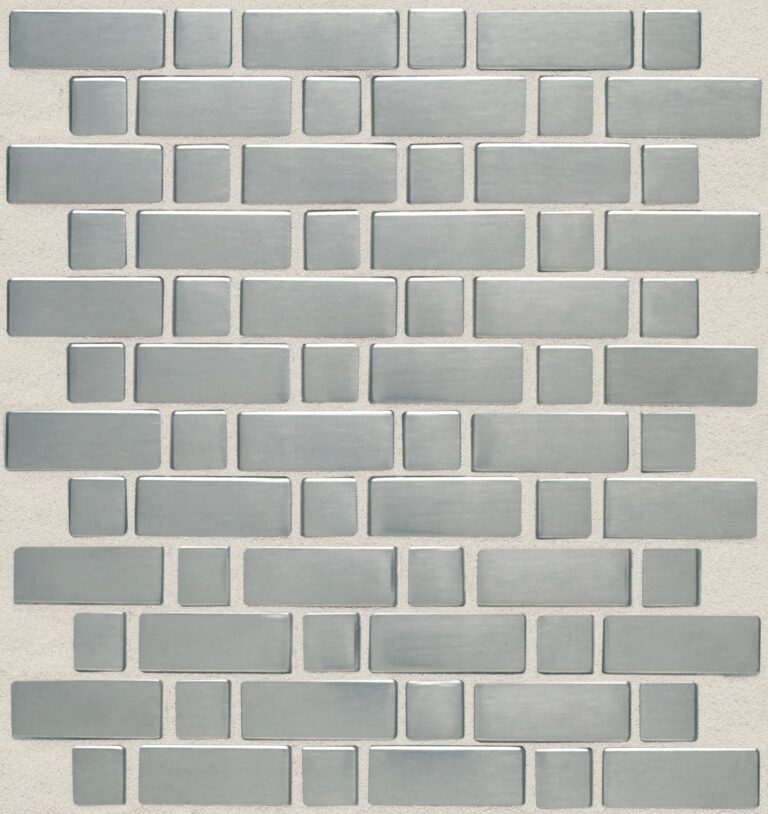 Metallica Brushed Stainless Steel Basketweave