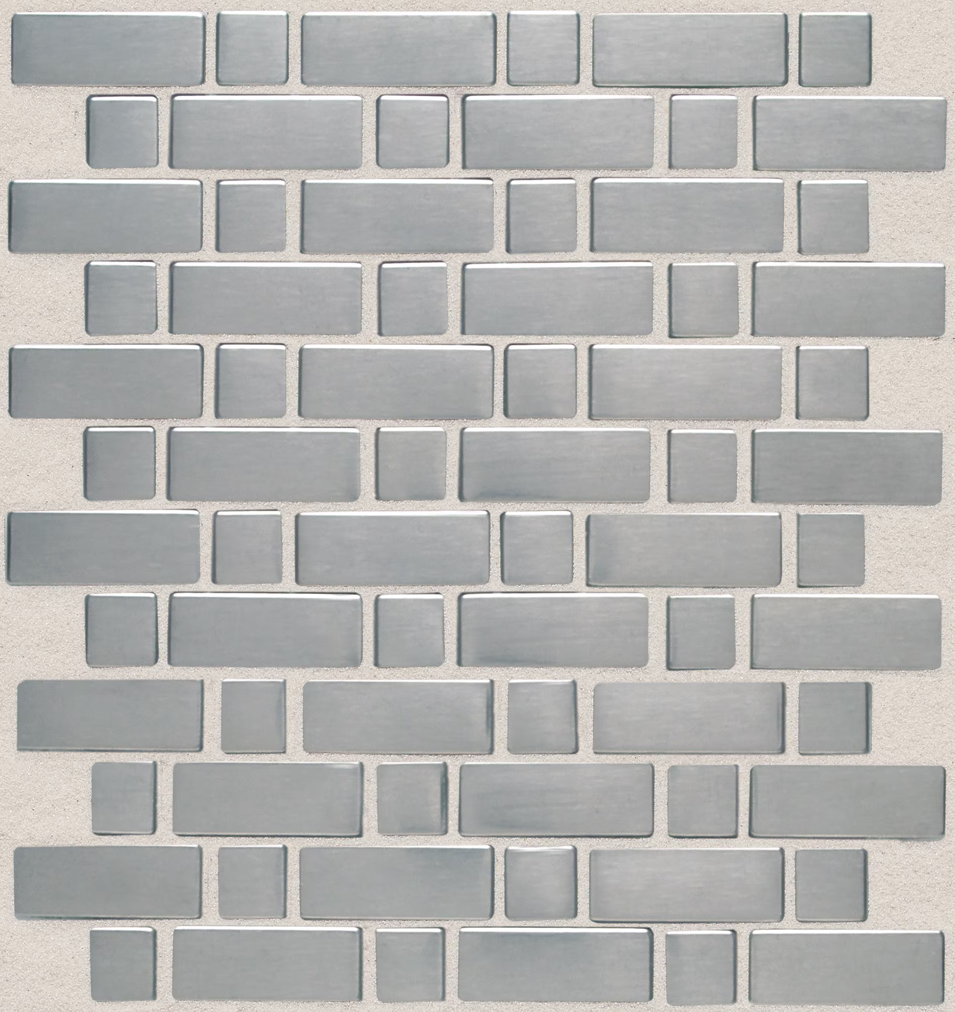Metallica Brushed Stainless Steel Basketweave