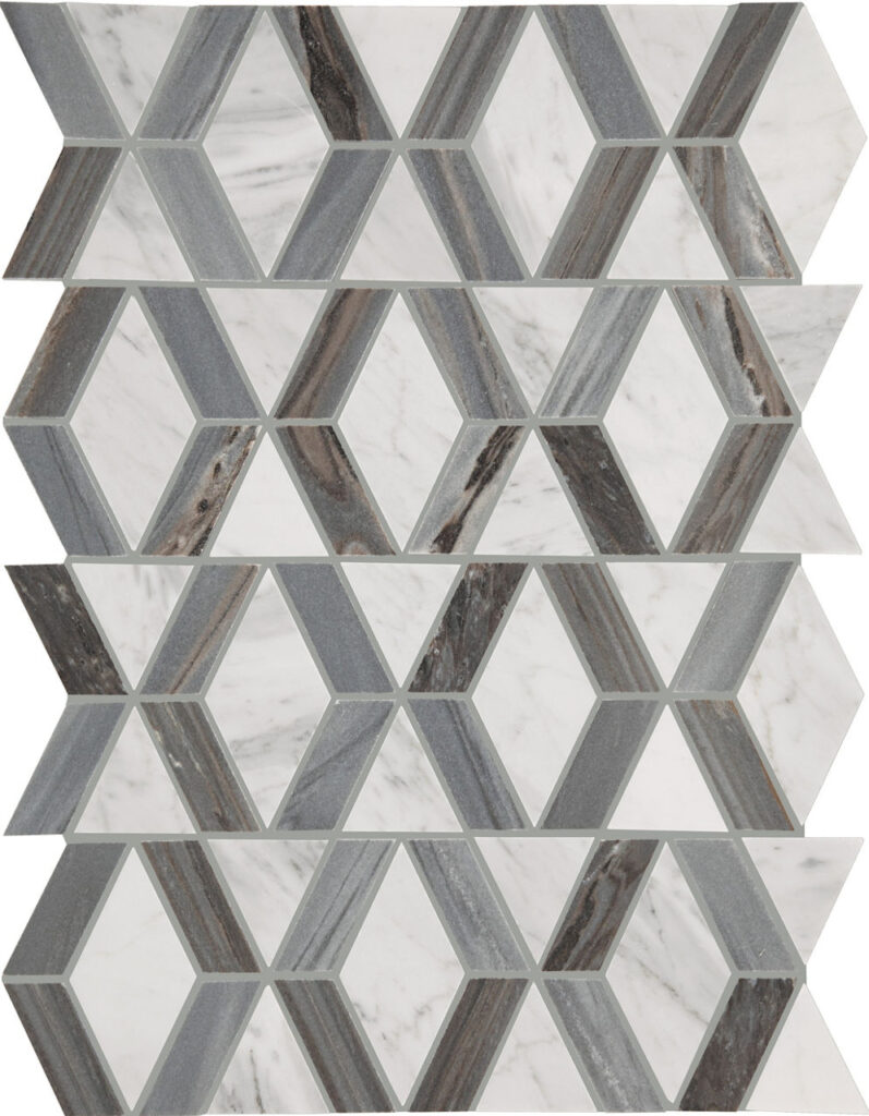 Perfit Mosaix Ashen Palissandro & Carrara Wh Hinge