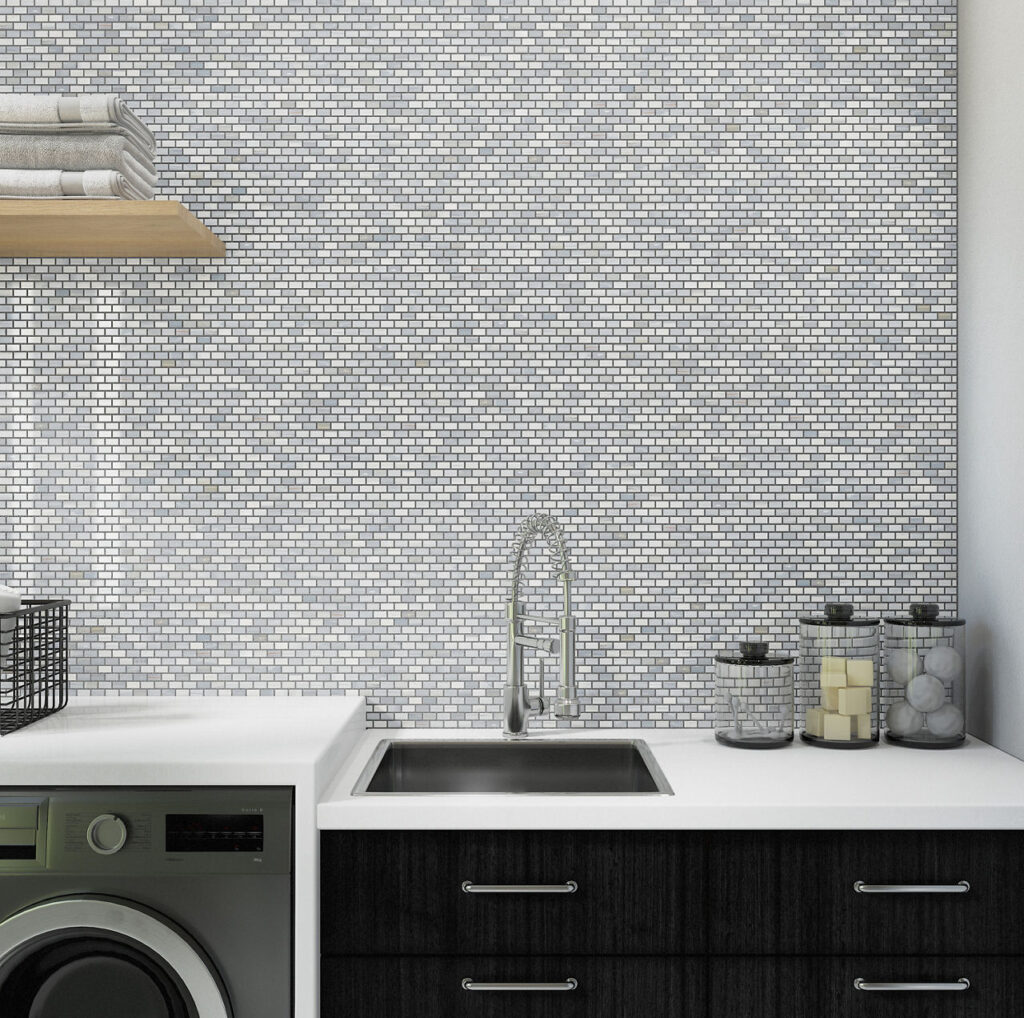 Perfit Mosaix Grey Palissandro Brick Joint wall sample