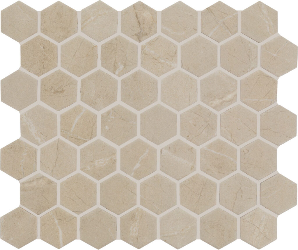 Perpetuo 1 1:5 Hexagon Mosaic Elegant Beige