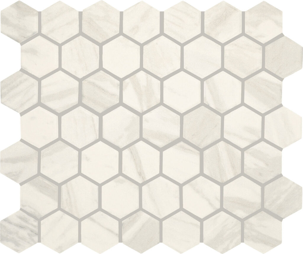 Perpetuo 1 1:5 Hexagon Mosaic Timeless White