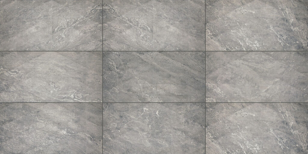 Perpetuo 12 x 24 Geometric Satin Eternal Grey