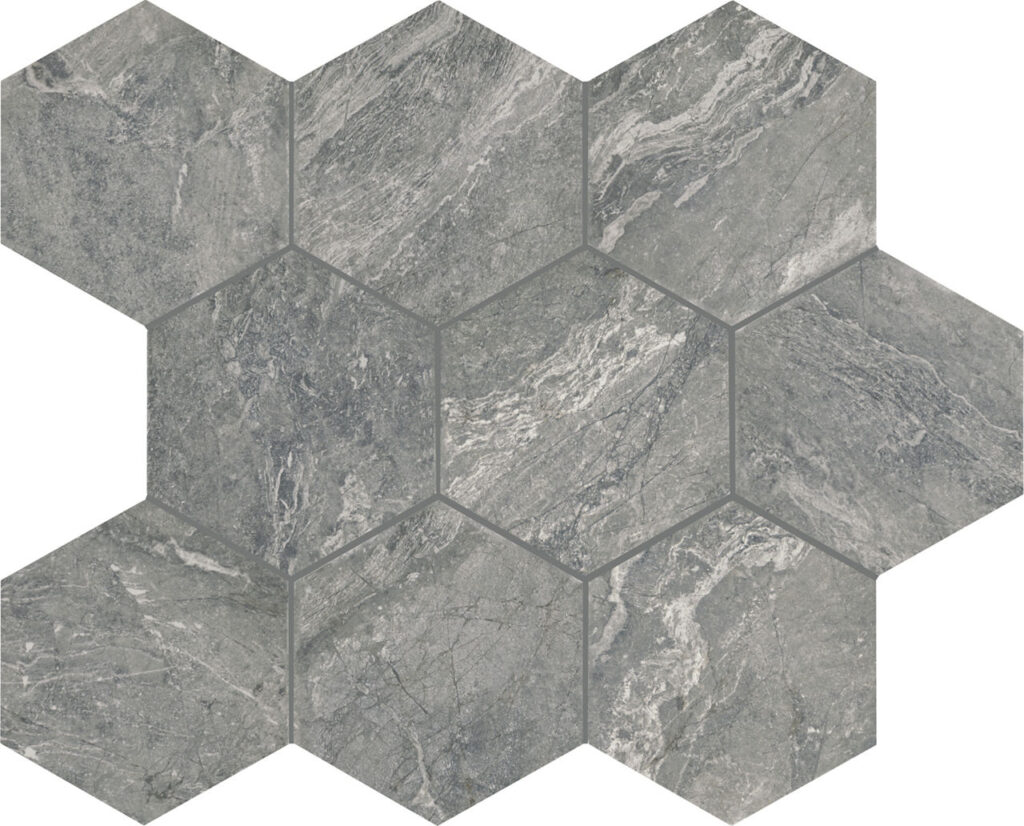 Perpetuo 8 Hexagon Matte Floor Eternal Grey
