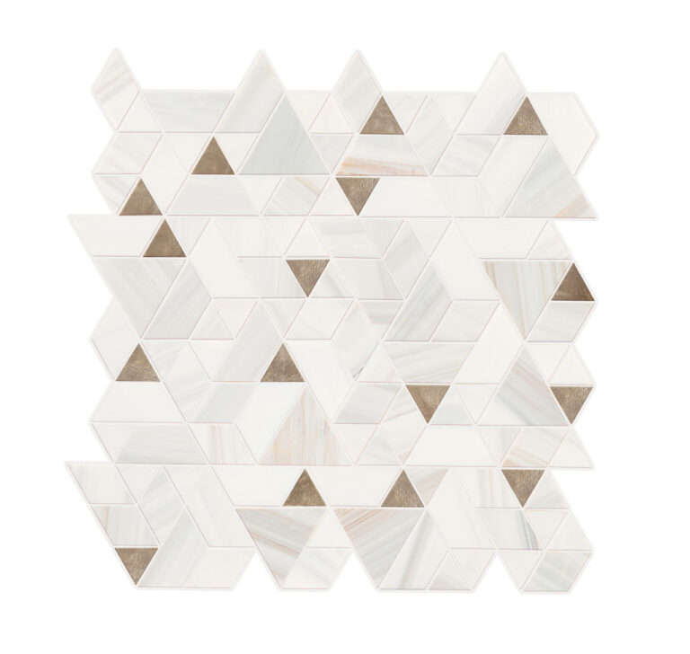 Pietra Divina Spectrum Mosaic Calacatta Dolomiti Gray Blend