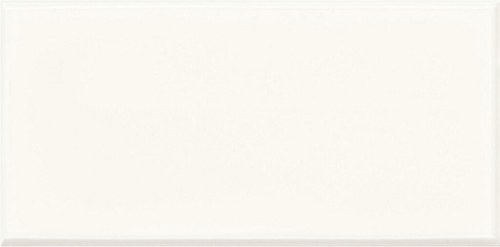 Retrospace Remix Undulated 3 x 6 Modern White Glossy