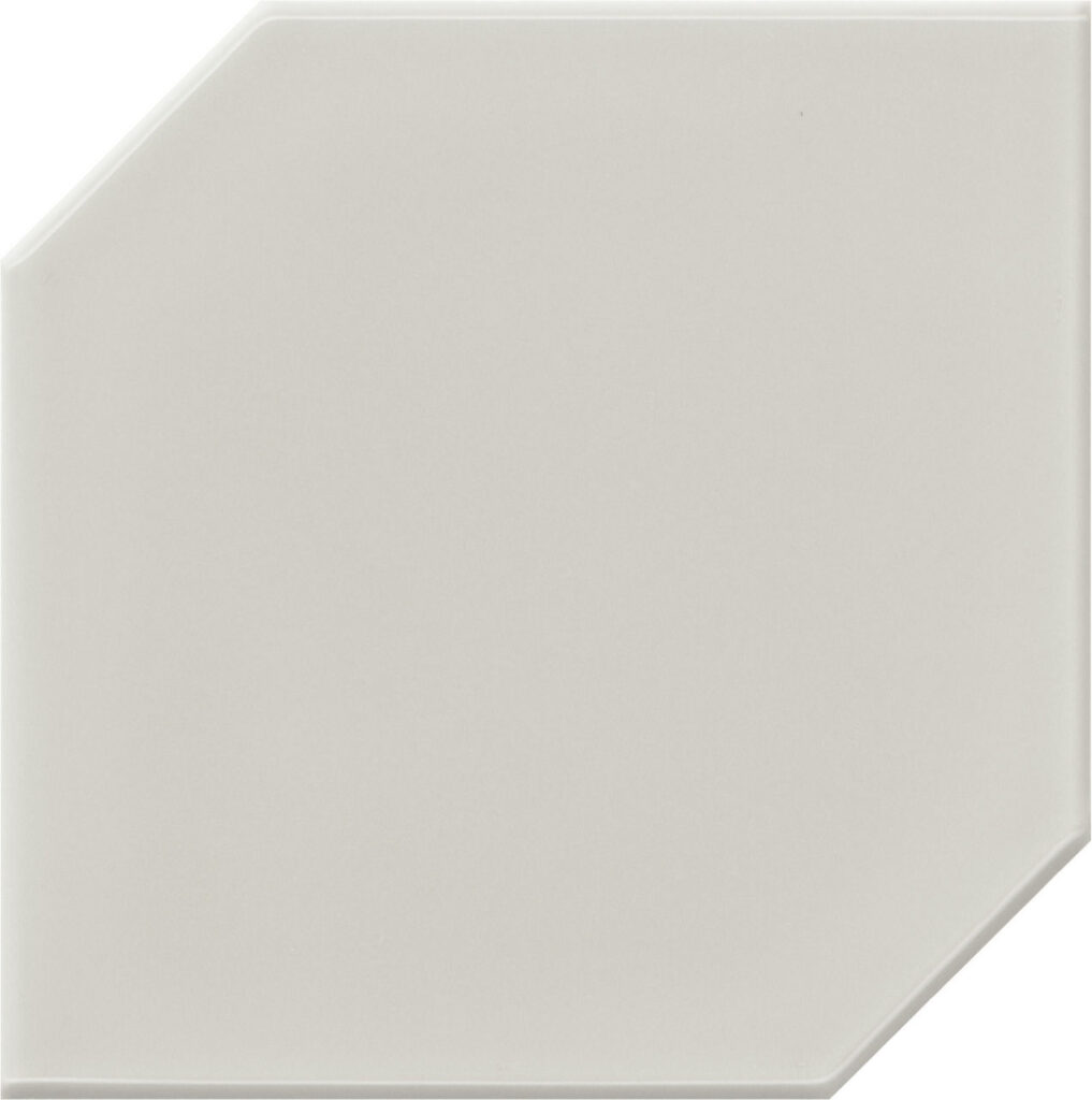 Retrospace Remix Undulated Hexagon Mercury Grey Glossy