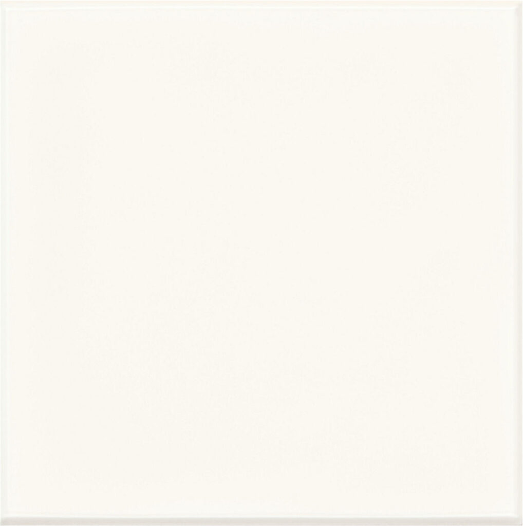 Retrospace Remix Undulated Square Modern White Glossy