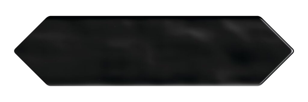 Stagecraft 3 x 12 Undulated Picket Black Glossy