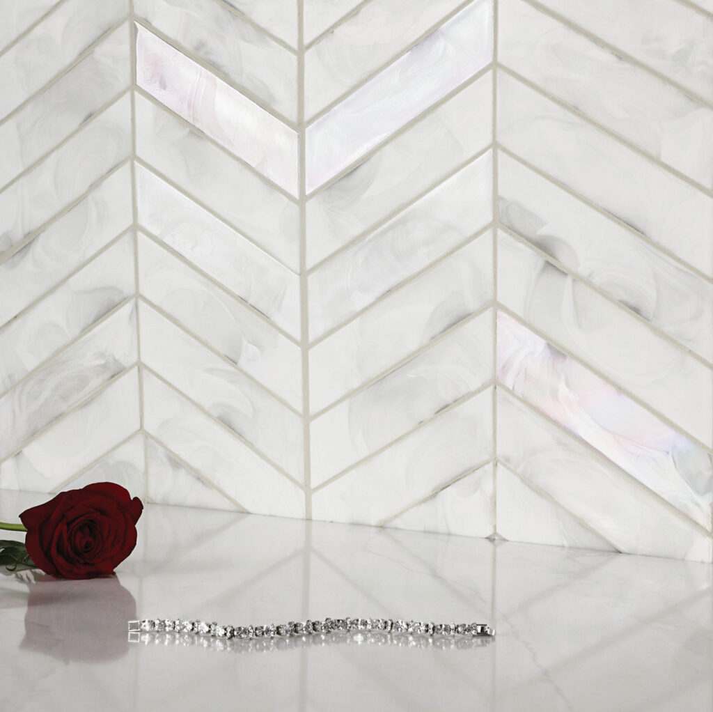Starcastle Chevron milky way wall samp;e