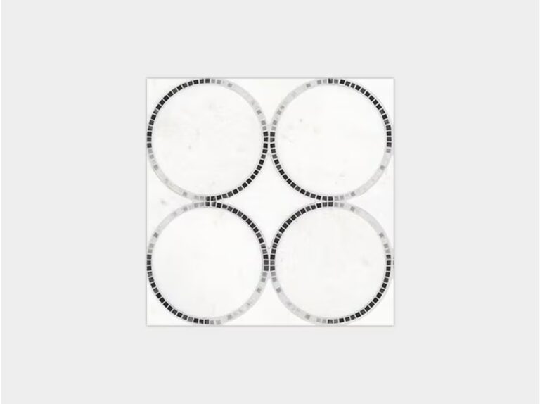 Tempo Circle White 12X12