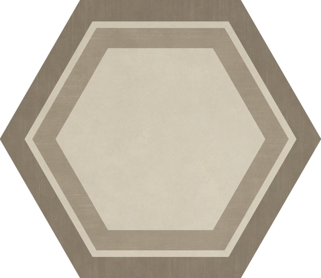 Bee Hive 24 x 20 Hexagon Matte Honeycomb Warm