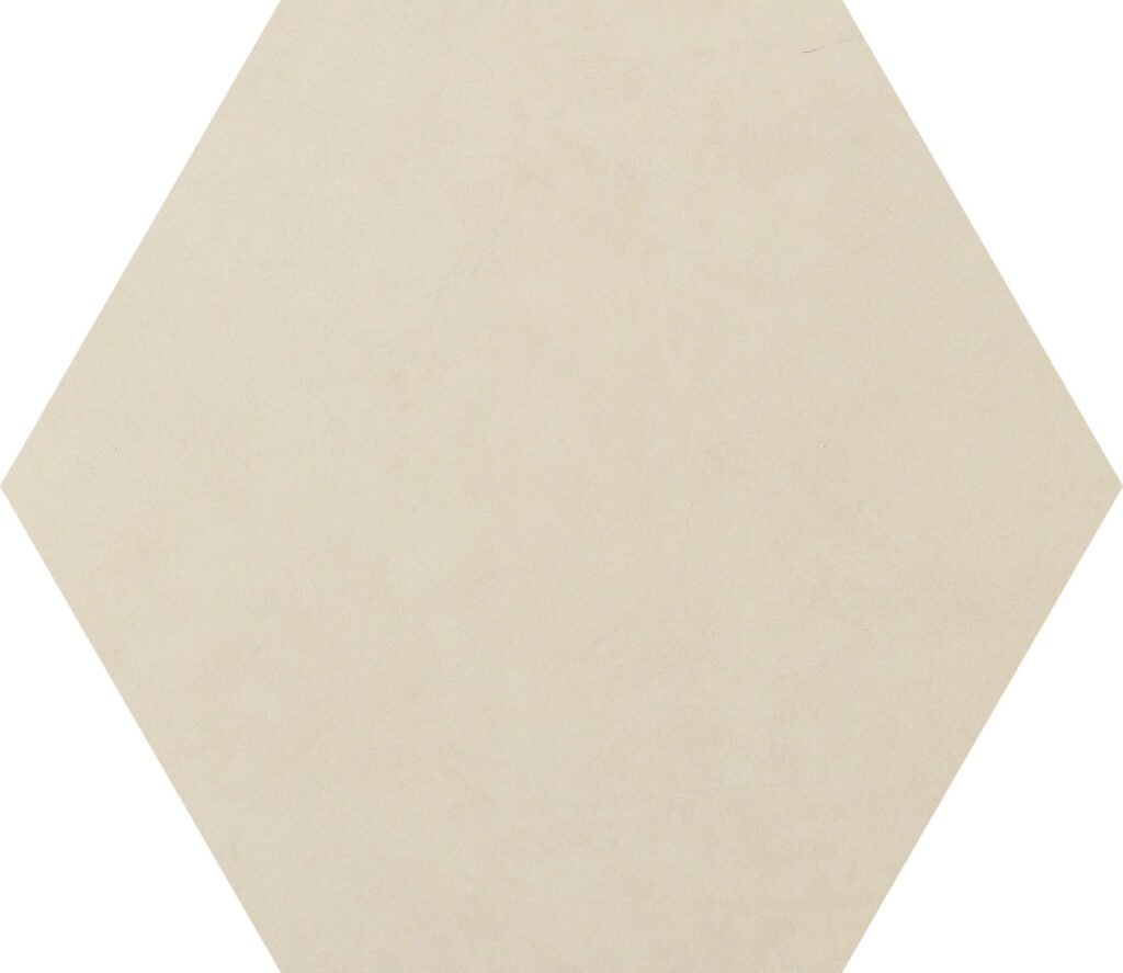 Bee Hive 24 x 20 Hexagon Matte Ivory
