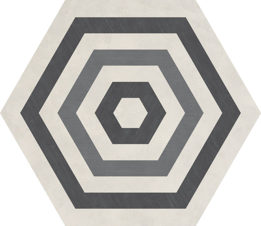 Bee Hive 24 x 20 Hexagon Matte Target Cool Blend