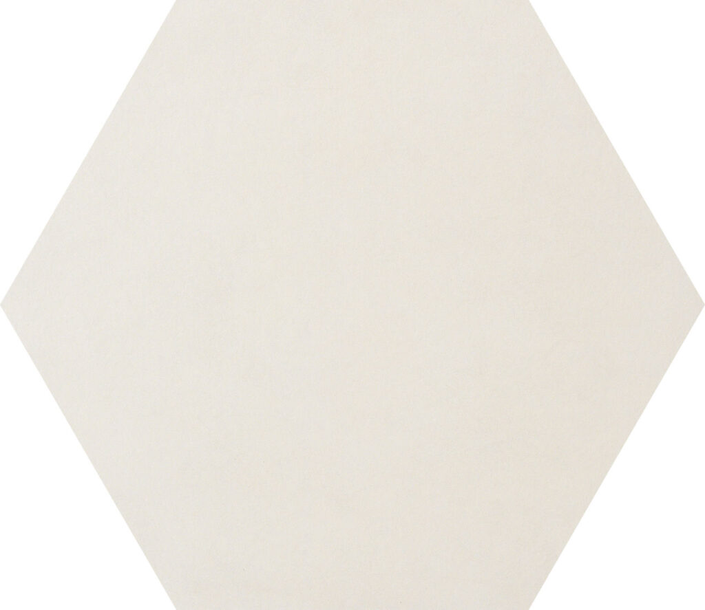 Bee Hive 24 x 20 Hexagon Matte White