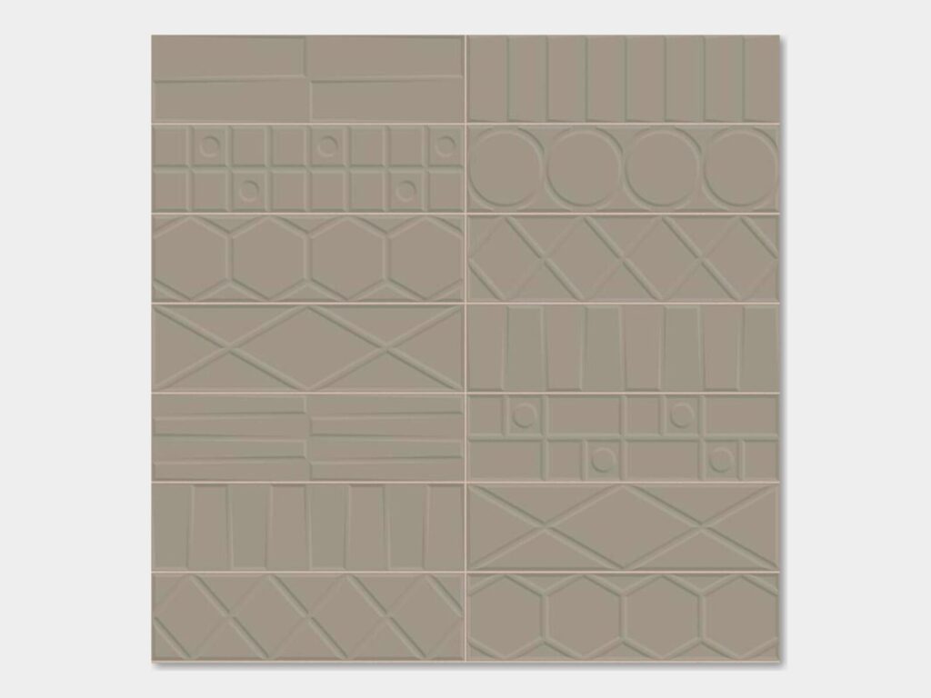 Geo 5 x 17 Deco Grey