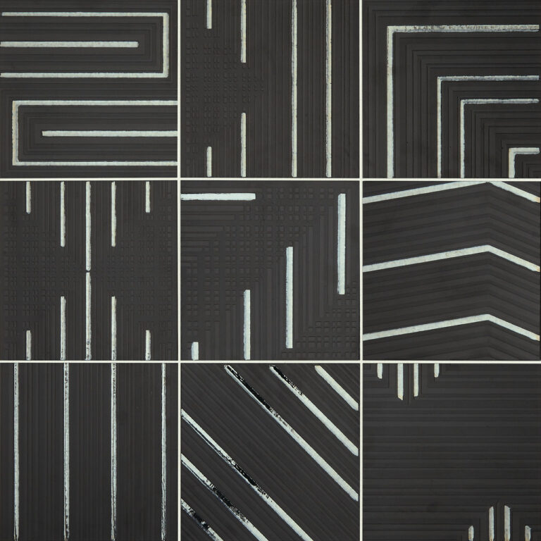 Geometric Fusion 8 x 8 Mix Obsidian