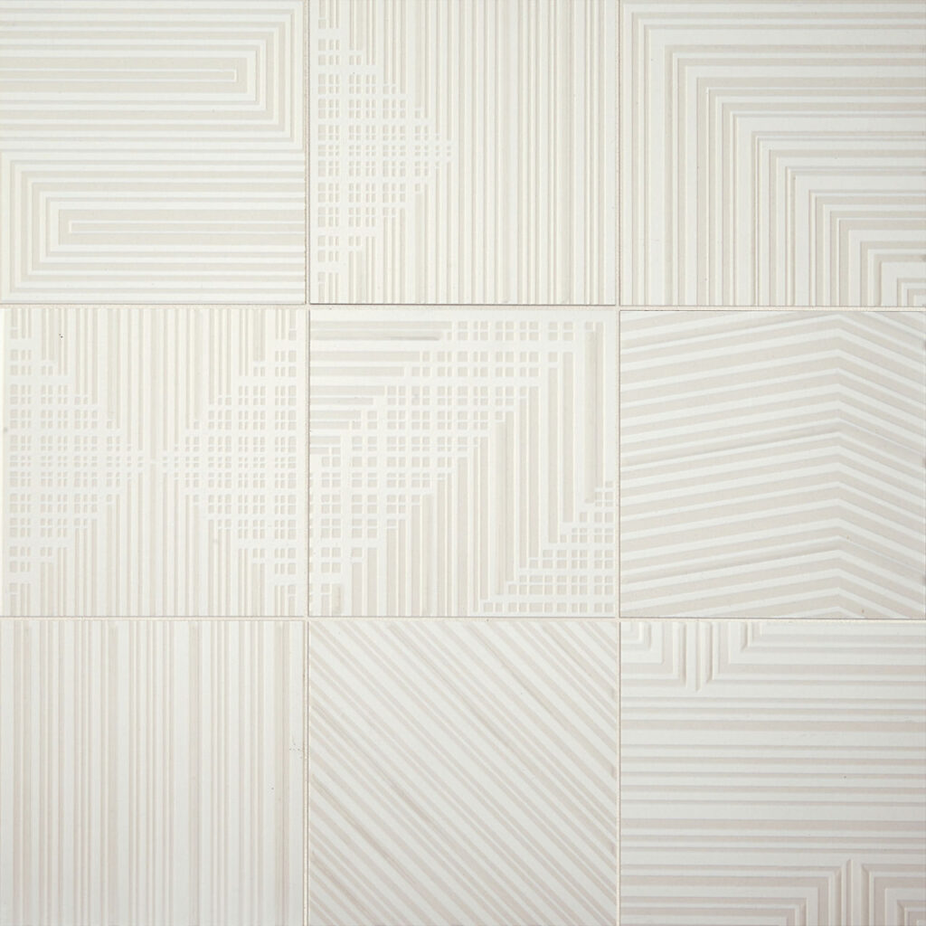 Geometric Fusion 8 x 8 Mix Pearl