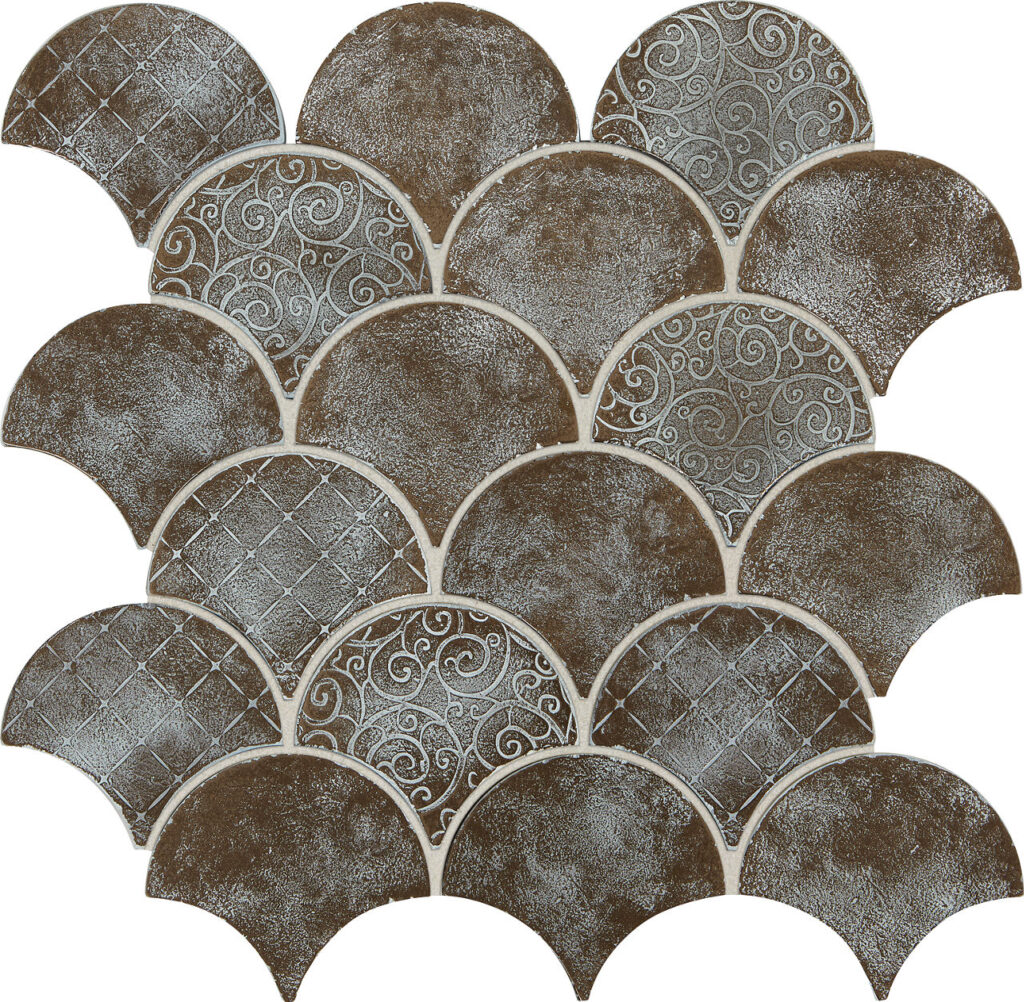 Vintage Metals 3 Fan Whitewash Classic Bronze