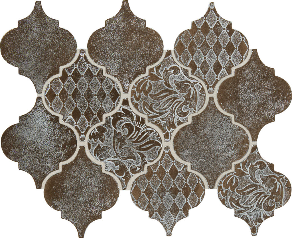 Vintage Metals 4 Arabesque Whitewash Classic Bronze