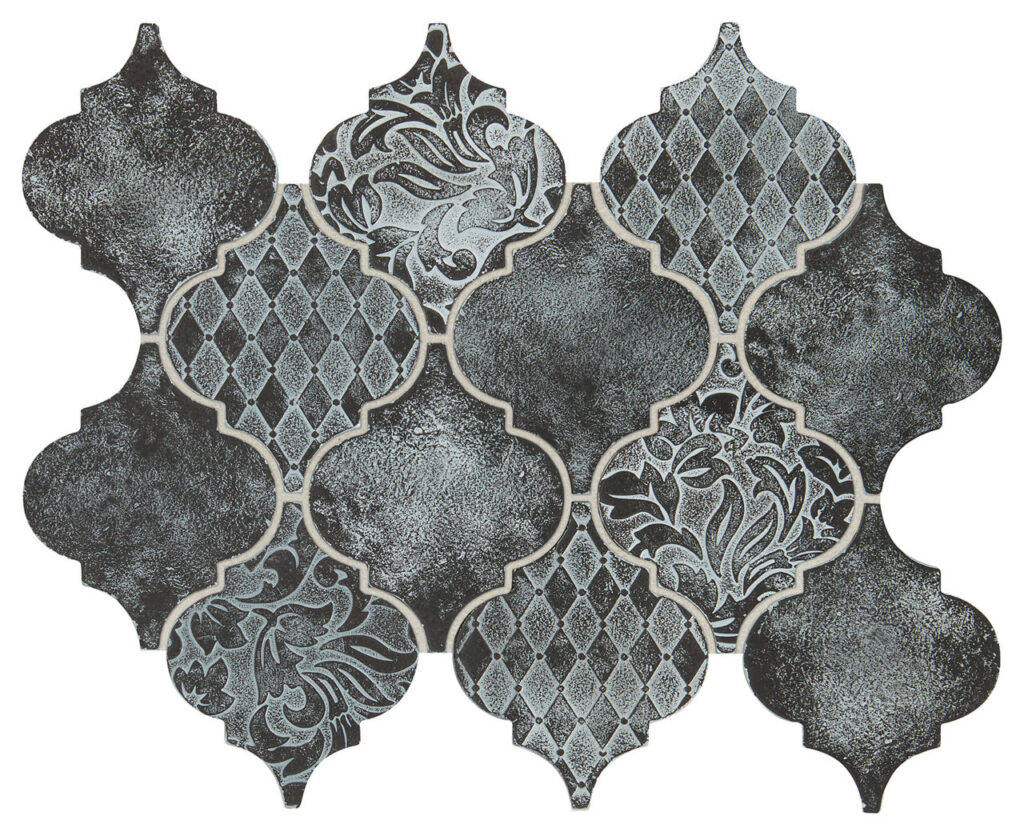 Vintage Metals 4 Arabesque Whitewash Iron