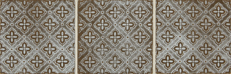 Vintage Metals 4 X 4 Flower Whitewash Classic Bronze