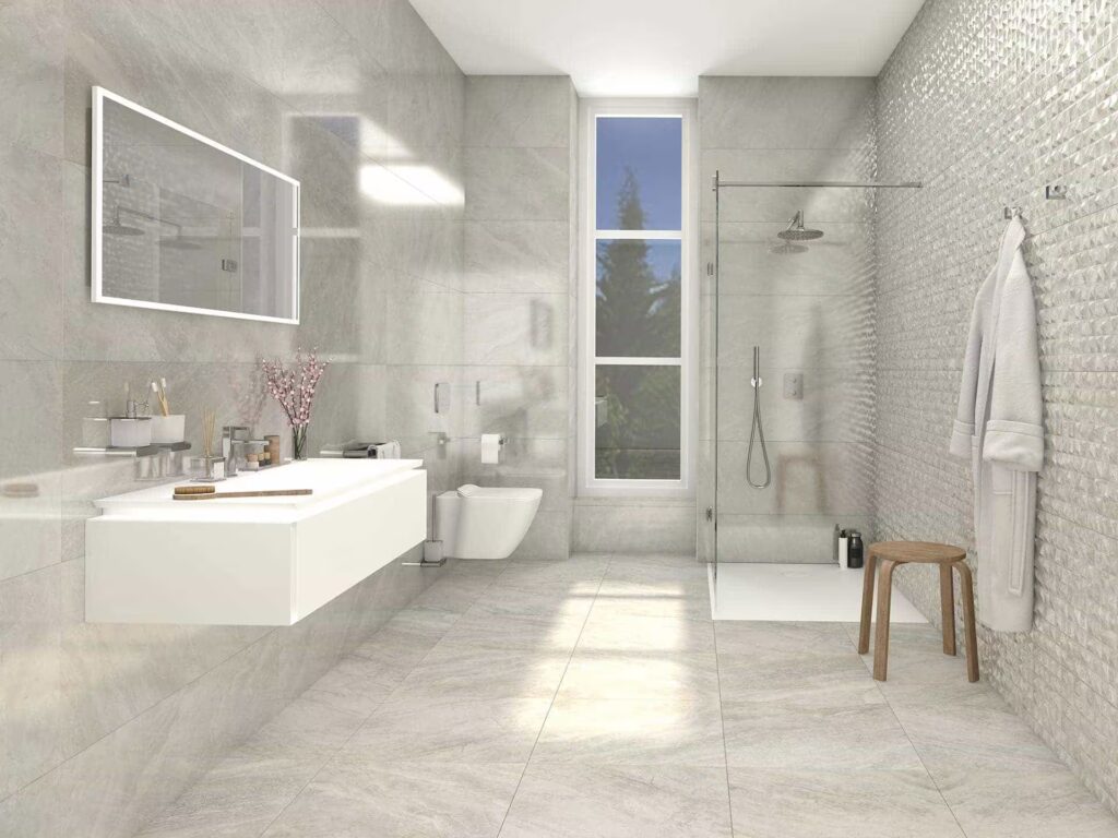 Cubik Indic 18X47 bathroom wall sample